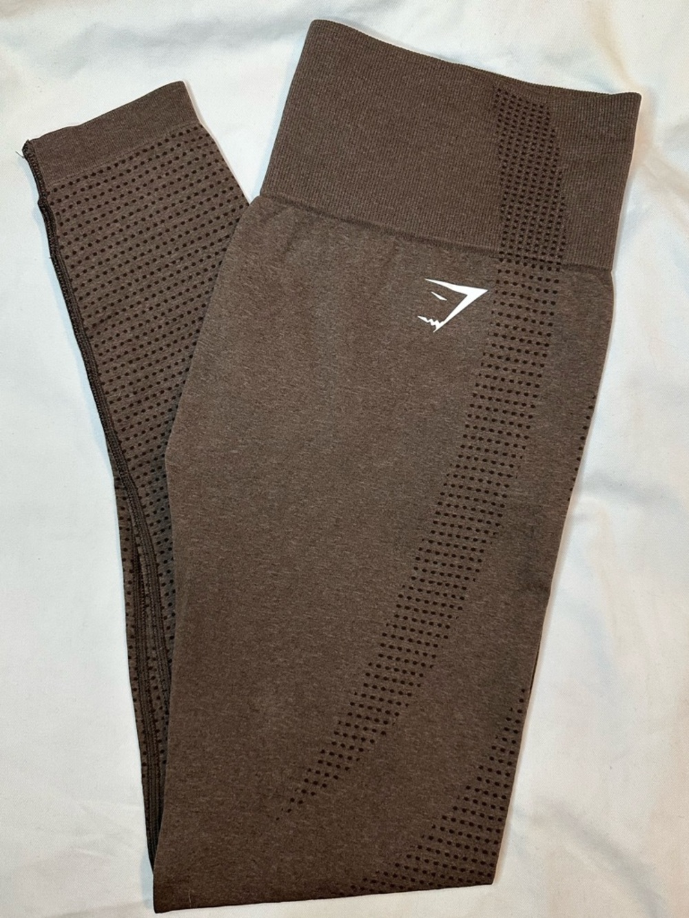 Gymshark Vital Seamless 2.0 Leggings Brown Marl High Waisted Women’s M